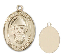 Load image into Gallery viewer, St. Sharbel Custom Medal - Yellow Gold
