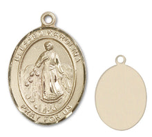 Load image into Gallery viewer, Blessed Karolina Kozkowna Custom Medal - Yellow Gold
