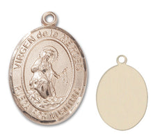 Load image into Gallery viewer, Our Lady of Mercy Custom Medal - Yellow Gold
