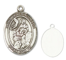 Load image into Gallery viewer, St. Peter Nolasco Custom Medal - Sterling Silver

