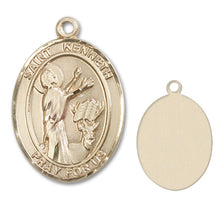 Load image into Gallery viewer, St. Kenneth Custom Medal - Yellow Gold
