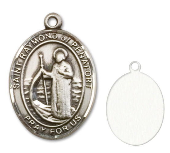 St. Raymond of Penafort Custom Medal - Sterling Silver