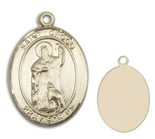 Load image into Gallery viewer, St. Drogo Custom Medal - Yellow Gold
