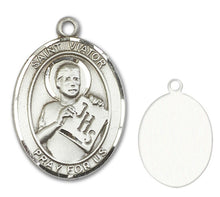 Load image into Gallery viewer, St. Viator of Bergamo Custom Medal - Sterling Silver
