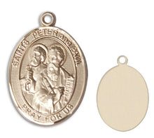 Load image into Gallery viewer, St. Paul the Apostle Custom Medal - Yellow Gold
