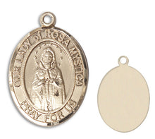 Load image into Gallery viewer, Our Lady of Rosa Mystica Custom Medal - Yellow Gold
