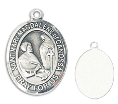 St. Mary Magdalene of Canossa Custom Medal - Sterling Silver
