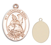 Load image into Gallery viewer, Guardian Angel / Protector of the World Custom Medal - Yellow Gold
