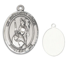 Load image into Gallery viewer, Guardian Angel / Protector of the World Custom Medal - Sterling Silver
