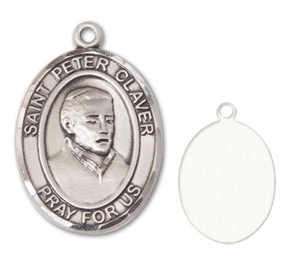 St. Peter Claver Custom Medal - Sterling Silver