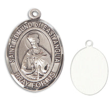 Load image into Gallery viewer, St. Edmund of East Anglia Custom Medal - Sterling Silver
