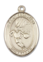 Load image into Gallery viewer, St. Sebastian / Basketball Custom Medal - Yellow Gold
