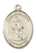 Load image into Gallery viewer, St. Sebastian / Wrestling Custom Medal - Yellow Gold
