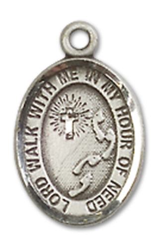 Footprints / Cross Custom Pendant - Sterling Silver