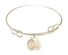 Load image into Gallery viewer, Scapular Custom Bangle - Gold Filled
