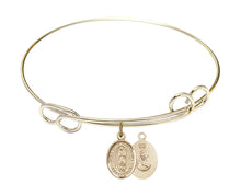Load image into Gallery viewer, Our Lady of Guadalupe Custom Bangle - Gold Filled
