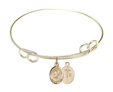 Load image into Gallery viewer, Pope Benedict XVI Custom Bangle - Gold Filled
