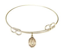 Load image into Gallery viewer, Blessed Karolina Kozkowna Custom Bangle - Gold Filled
