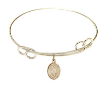 Load image into Gallery viewer, St. Amelia Custom Bangle - Gold Filled
