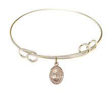 Load image into Gallery viewer, St. John Berchmans Custom Bangle - Gold Filled
