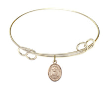 Load image into Gallery viewer, St. Andrew Kim Taegon Custom Bangle - Gold Filled
