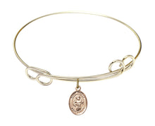 Load image into Gallery viewer, St. Dismas Custom Bangle - Gold Filled
