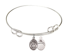 Load image into Gallery viewer, St. Dominic Savio Custom Bangle - Silver
