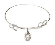 Load image into Gallery viewer, St. Elizabeth of Hungary Custom Bangle - Silver
