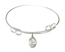 Load image into Gallery viewer, St. Joshua Custom Bangle - Silver
