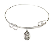 Load image into Gallery viewer, St. Mark the Evangelist Custom Bangle - Silver
