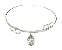 Load image into Gallery viewer, Guardian Angel Custom Bangle - Silver
