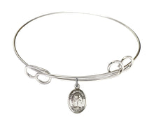 Load image into Gallery viewer, St. Valentine of Rome Custom Bangle - Silver
