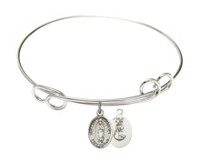 Load image into Gallery viewer, Our Lady of Guadalupe Custom Bangle - Silver
