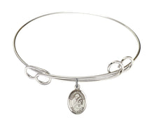 Load image into Gallery viewer, St. Aloysius Gonzaga Custom Bangle - Silver
