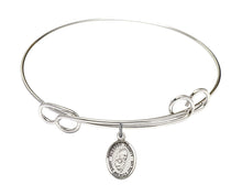 Load image into Gallery viewer, Blessed Trinity Custom Bangle - Silver
