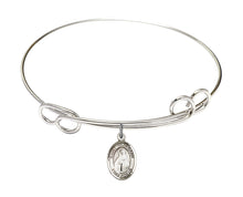 Load image into Gallery viewer, St. Hildegard von Bingen Custom Bangle - Silver
