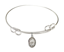 Load image into Gallery viewer, Blessed Pier Giorgio Frassati Custom Bangle - Silver

