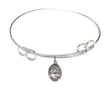 Load image into Gallery viewer, Our Lady of Good Counsel Custom Bangle - Silver
