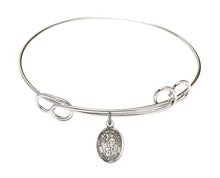 Load image into Gallery viewer, St. Peter Nolasco Custom Bangle - Silver
