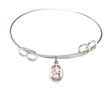 Load image into Gallery viewer, St. Fina Custom Bangle - Silver
