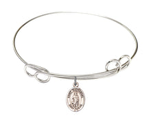 Load image into Gallery viewer, St. Nathanael Custom Bangle - Silver

