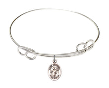 Load image into Gallery viewer, St. Theodore Stratelates Custom Bangle - Silver
