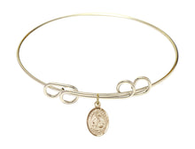 Load image into Gallery viewer, St. Albert the Great Custom Bangle - Gold Filled
