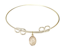Load image into Gallery viewer, St. Katharine Drexel Custom Bangle - Gold Filled

