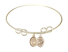 Load image into Gallery viewer, St. Elizabeth Ann Seton Custom Bangle - Gold Filled
