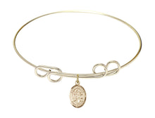 Load image into Gallery viewer, St. Joseph Custom Bangle - Gold Filled
