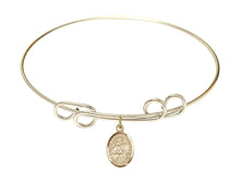 Load image into Gallery viewer, Ss. Cosmas &amp; Damian Custom Bangle - Gold Filled
