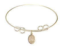 Load image into Gallery viewer, Infant of Prague Custom Bangle - Gold Filled
