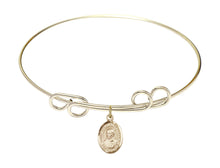 Load image into Gallery viewer, St. Ignatius of Loyola Custom Bangle - Gold Filled
