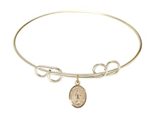 Load image into Gallery viewer, Our Lady of All Nations Custom Bangle - Gold Filled

